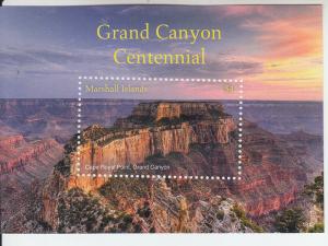2018 Marshall Is Grand Canyon 100th Anniversary SS (Scott 1180) MNH