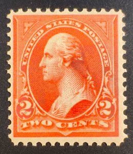 US Scott #279B Red M OG NH VF with PSE certificate