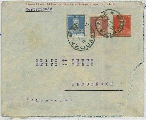 37342 - ARGENTINA  - POSTAL HISTORY - STATIONERY COVER: MENDOZA to GERMANY 1924