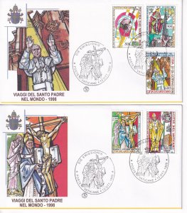 1999 - VATICAN - Scott #1118-1122  - FDC