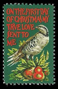 PCBstamps   US #1445 8c Christmas, Partridge, MNH, (2)