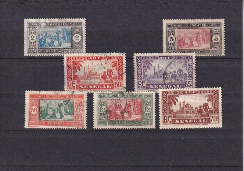 SA25f Senegal 1930's Local Motives, used stamps