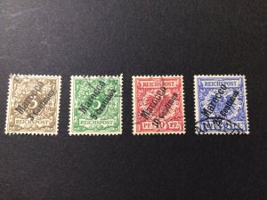 German post offices in Morocco 1899 used stamps  Ref 57911