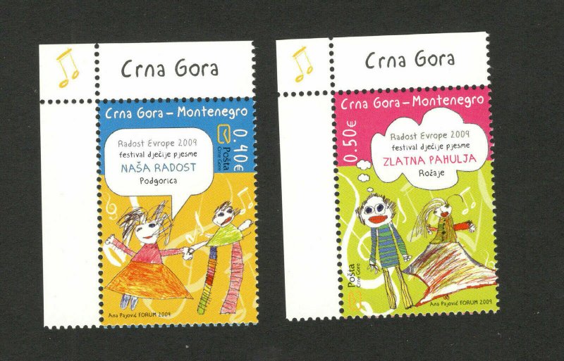 MONTENEGRO-MNH**   SET-JOY OF EUROPE-ART-2009.