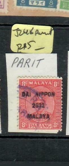 MALAYA JAPANESE OCCUPATION PERAK (P2508B) 8C DN SG J248 PARIT   VFU 