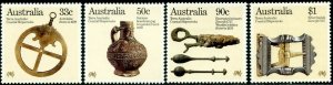 AUSTRALIA Sc#963-966 1985 Salvaged Antiquities Complete Set OG Mint LH