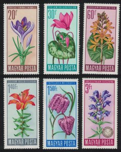 Hungary Flower Protection 6v 1966 MNH SG#2167-2172 MI#2212A-2217A