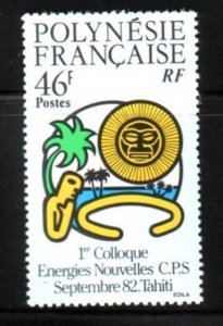 FRENCH POLYNESIA Sc 366 NH ISSUE OF 1982 - ART