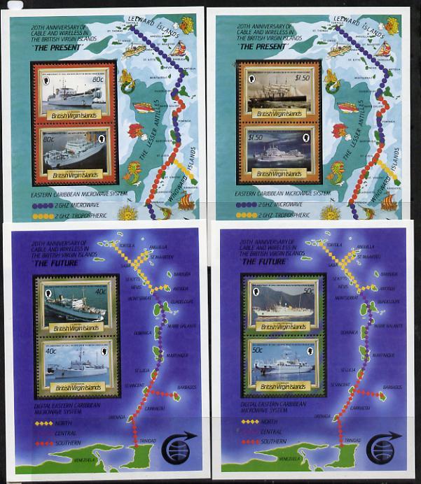 British Virgin Islands 1986 Cable & Wireless (Ships) ...