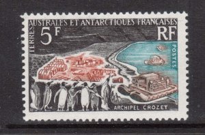 French Antarctic #23 VF/NH Mint
