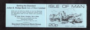 Isle of Man    1973 MNH  booklet contains 3 x 6p and 2 x 1p stamps