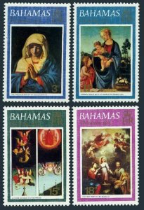 Bahamas 352-355,MNH. Christmas 1973.Sassoferrato,Lippi,Marmoin,Murillo.