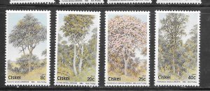 South Africa Ciskei #46-49 MNH Set of 4 Singles (my4)