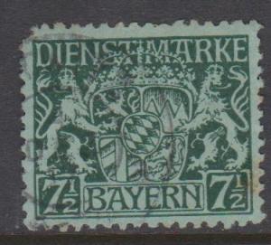 Germany Bavaria Sc#O8 Used