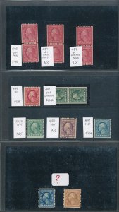 UNITED STATES – PREMIUM HIGH-GRADE MINT EARLY 20th CENTURY SELECTION – 424074