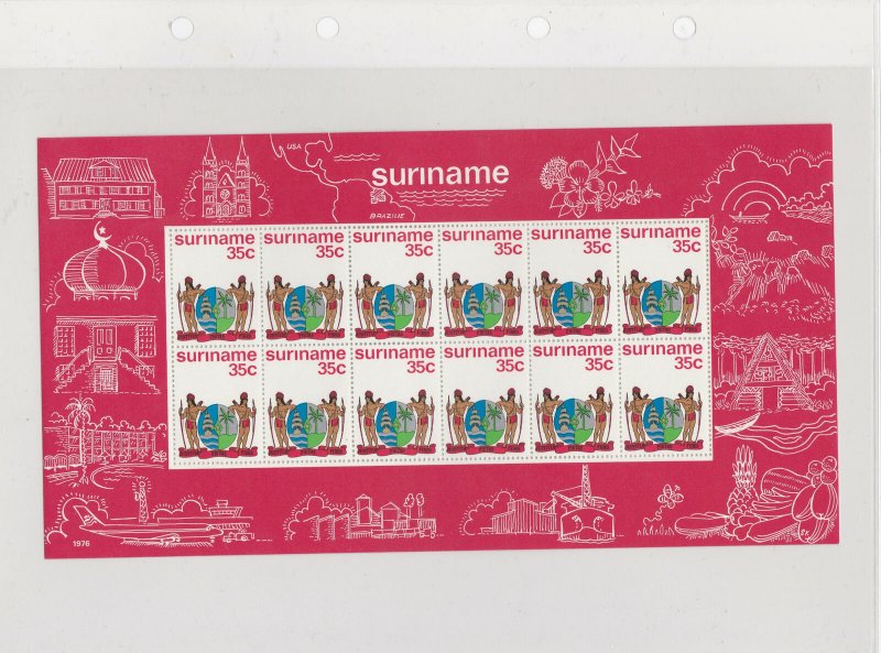 Suriname 1976 MNH Stamps Sheet Ref: R6310