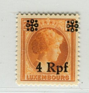 GERMANY; LUXEMBOURG OCCUPATION 1940s Charlotte surcharged MINT MNH 4pf. value