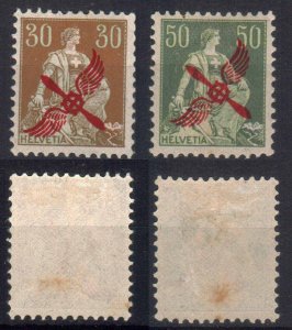 SWITZERLAND STAMPS, 1919. AIR Sc.#C1-C2, MNH