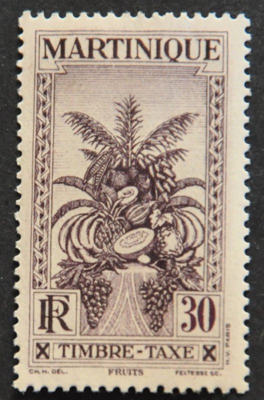 DYNAMITE Stamps: Martinique Scott #J30 – MINT hr