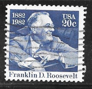 USA 1950: 20c Franklin D. Roosevelt, used, VF