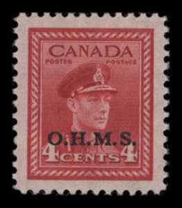 Canada Scott #O4 MNH OG Overprint O.H.M.S. eGraded W/Certificate XF-Superb 97