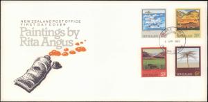 New Zealand, Worldwide First Day Cover, Art