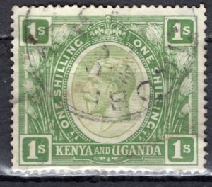 Kenya Uganda & Tanzania; 1922: Sc. # 29: Used Single Stamp