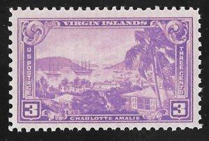 802 3 cents Virgin Island Stamp mint OG NH F