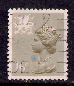 Wales GB 1983 QE2 16p Drab Machin Perf 14 SG W 43  ( D4 )