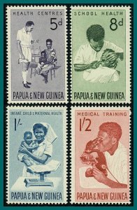 Papua New Guinea 1964 Health Services, MNH #184-187,SG57-SG60