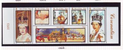 Isle of Man Sc 986 2003 Coronation QE II stamp sheet mint NH