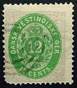 USA, Danish West Indies, Scott 11, used