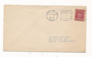 D395638 USA Cover 1929 Bexley Colombus Ohio Sc. 680 Anthony Wayne Memorial