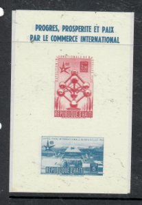 HAITI  SC C114A     MINI SHEET     MNH     P0321A H