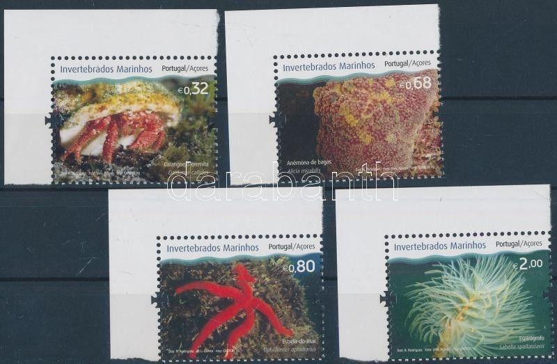 Portuguese-Azores stamp Marine Life corner set 2010 MNH Mi 563-566 WS178050