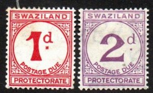 Swaziland J1-J2 Set Mint hinged