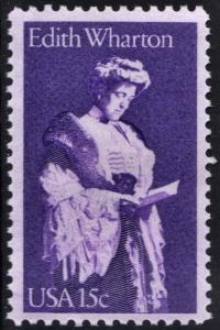 SC#1832 15¢ Edith Wharton Single (1980) MNH