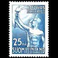 FINLAND 1953 - Scott# 309 Torch Set of 1 NH