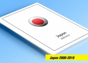 COLOR PRINTED JAPAN 2000-2010 STAMP ALBUM PAGES (193 illustrated pages)