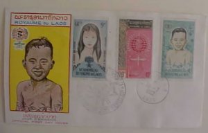 LAOS FDC MALARIA 1962