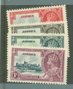 Jamaica #109-112 Unused Single (Complete Set) (Jubilee)