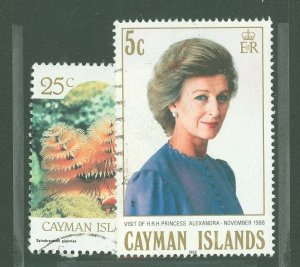 Cayman Islands #566/602 Used