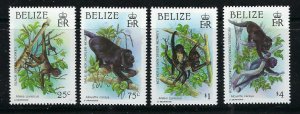 Belize 868-71 MNH 1987 Monkeys