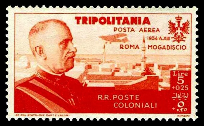 1934 Tripolitania #CB8 Air Post Semi-Postal - OGNH - VF - CV$57.78 (ESP#4160)