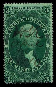 US. #R86c USED REVENUE ISSUE OF 1862-71 - F/VF - CV$55.00 (ESP#0113)