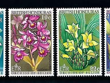 [79884] British Honduras Belize 1969 Flora Flowers Blumen Orchids  MNH