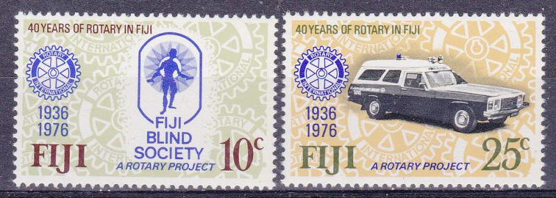 Fiji 365-66 MNH 1976 Rotary