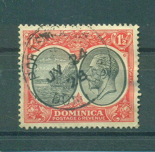 Dominica sc# 68 used cat value $.90