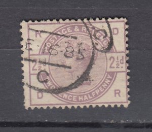 J44110 JL Stamps 1883-4 great britain used #101 queen $77.50 scv