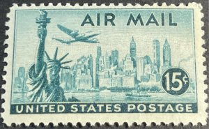 U.S.# C35-MINT NEVER/HINGED---SINGLE---AIR-MAIL---1947